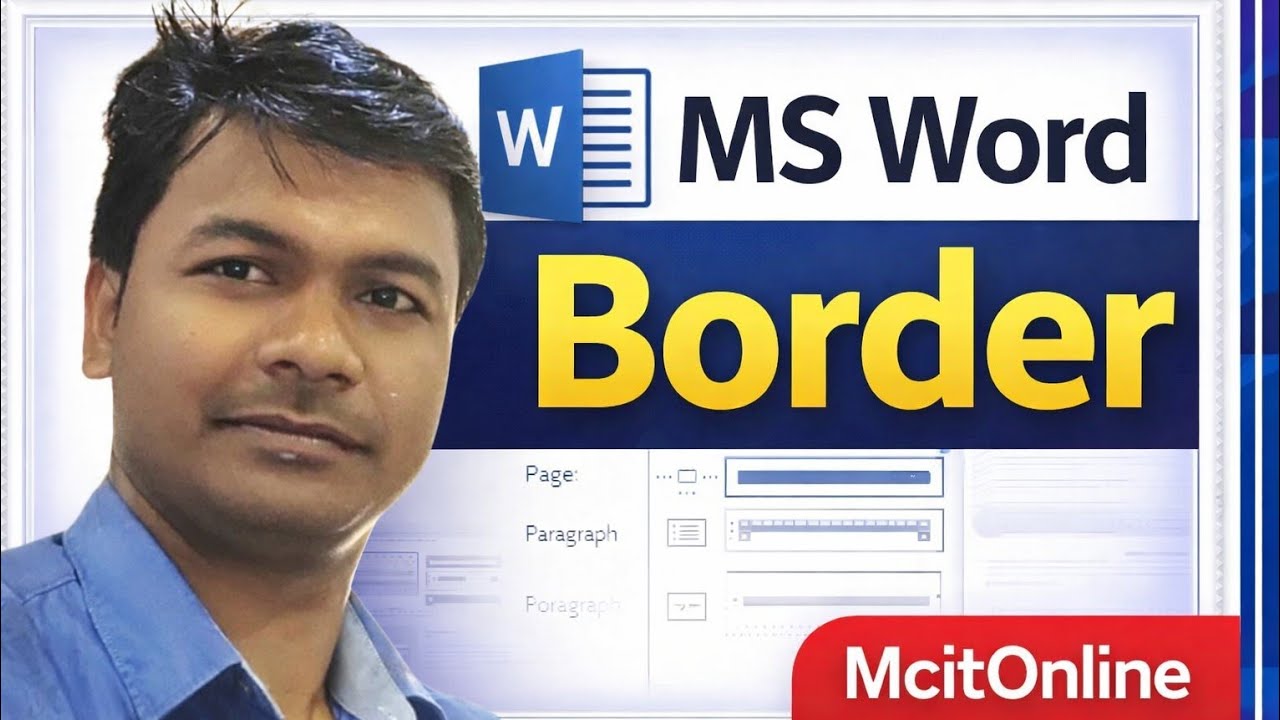 MS Word Border Option Kaise Use Kare | Page Border & Paragraph Border Full Guide in Hindi