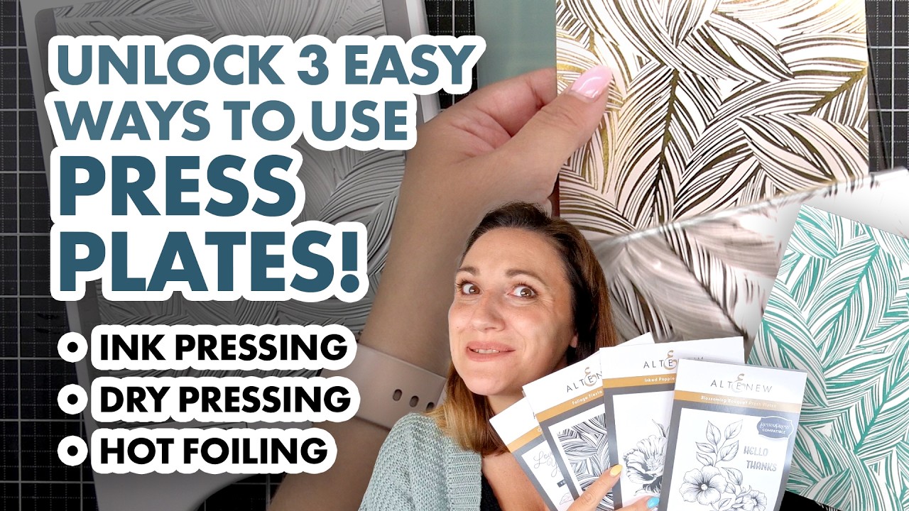 3 ✨EASY✨Ways to Use Your Press Plates!