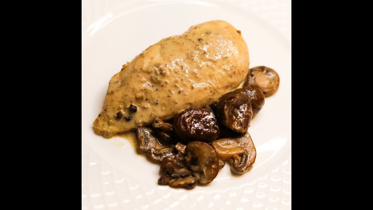 Chicken Breast with Mushrooms and Chestnuts- a perfect combo!