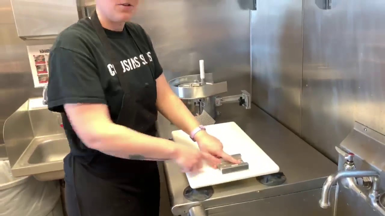 Setting Up Nemco Slicer