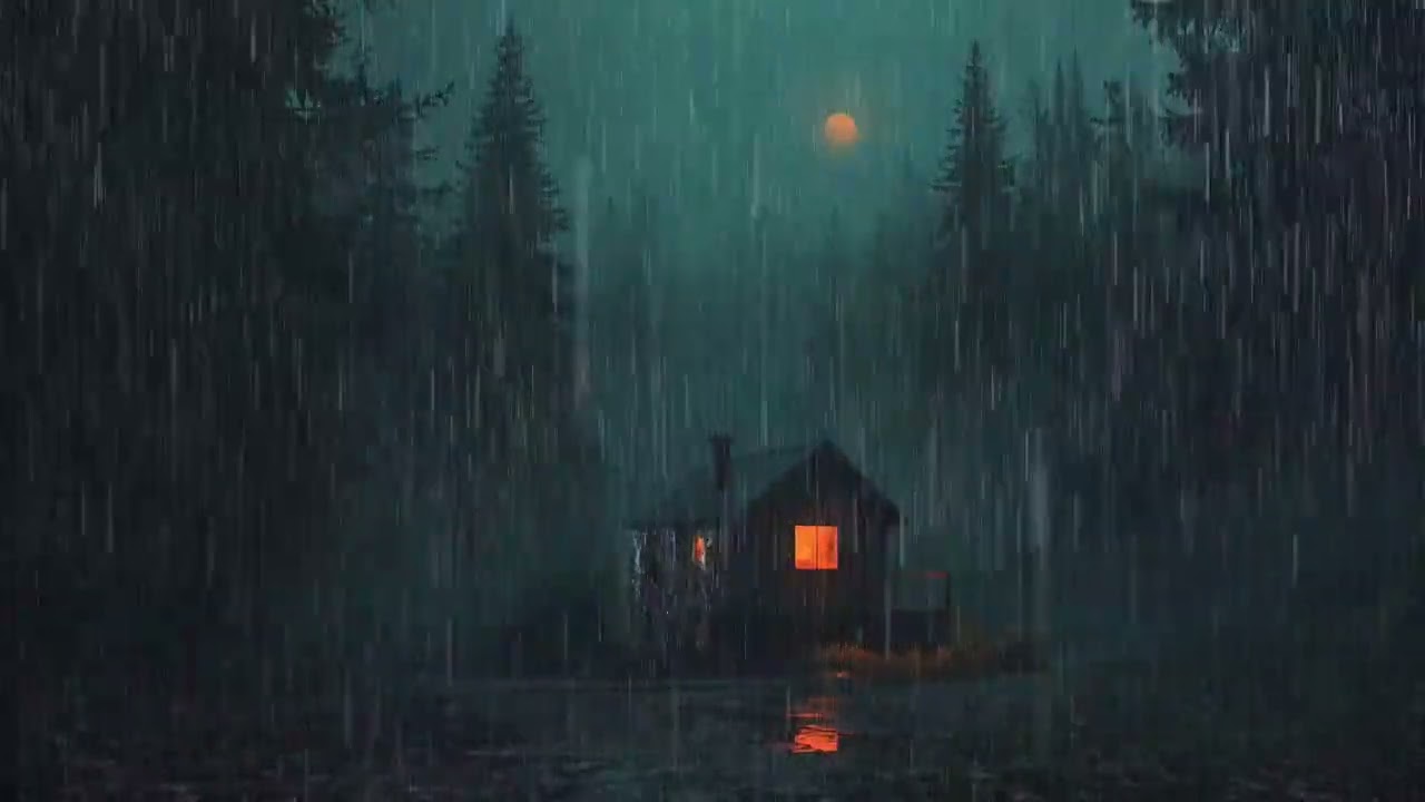 ASMR Stormy Rain Sleep | Heavy Rainstorm Sounds for Deep Relaxation and Peaceful Sleep