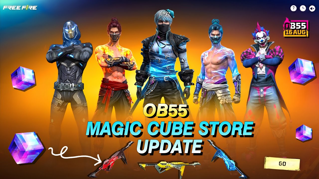 OB55 Magic Cube Store Update 🤯💥 | Poker Mp40 Return | free fire new event | ff new event 
