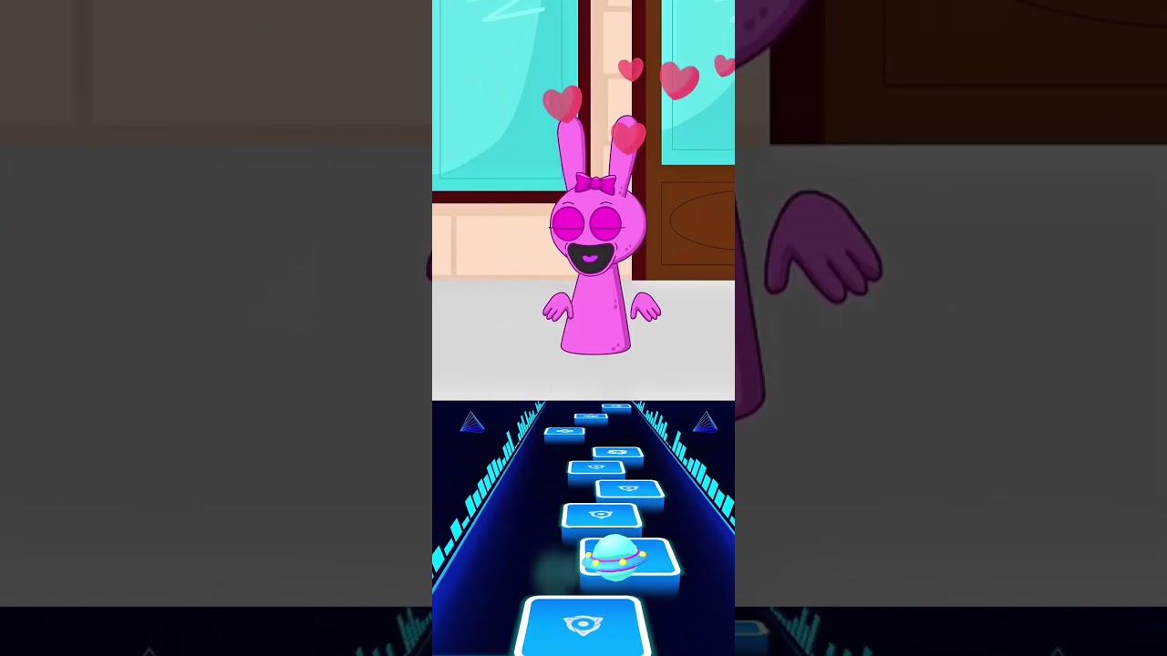 ⭐😳 Oren  needs a rating from Pinki! | Funny Sprunki Animation | Tiles Hop Style #shorts