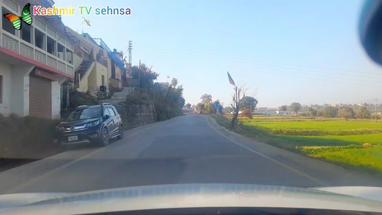Sehnsa from Tariyan by road view kashmir TV sehnsa