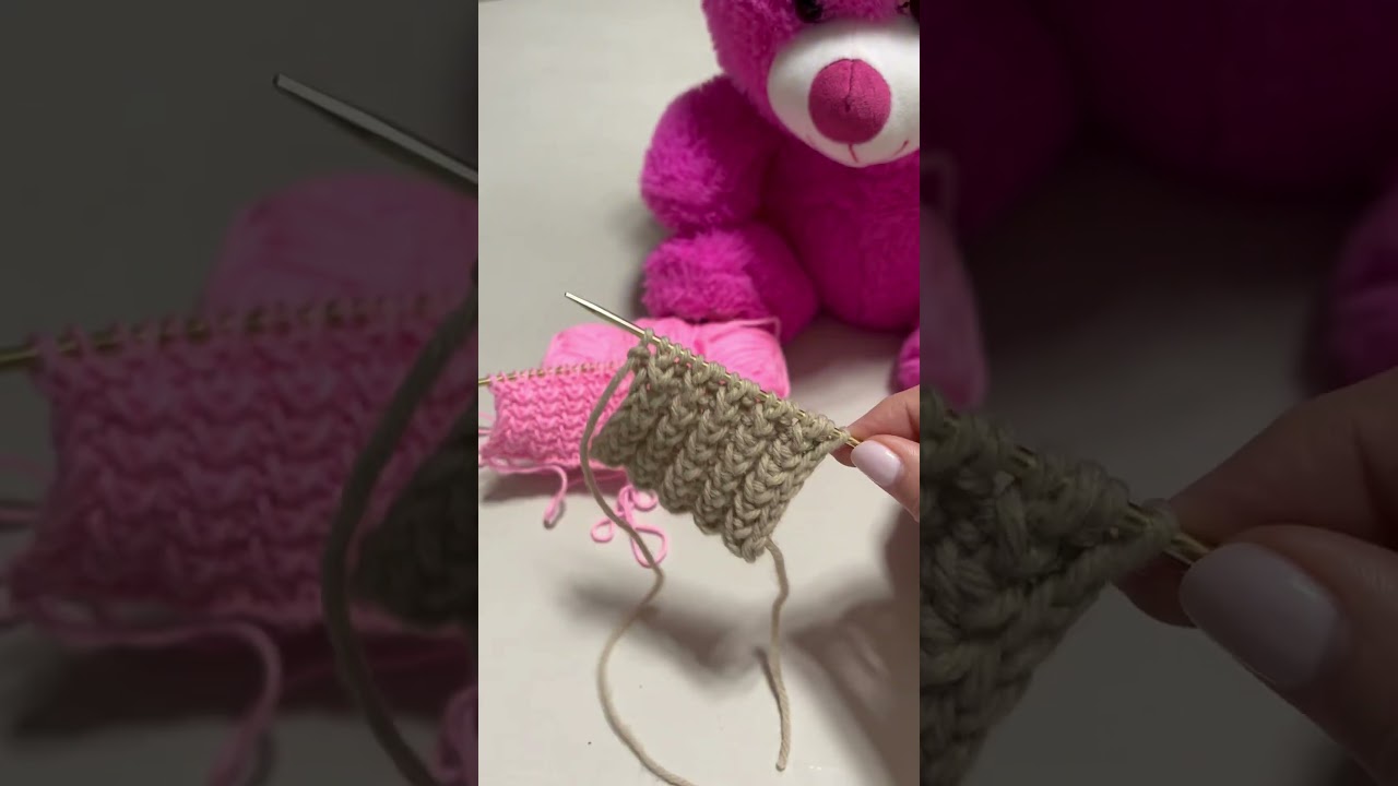 #knittig #viral #easyknittingpattern #diy #fyp #ribbing #knittinglove