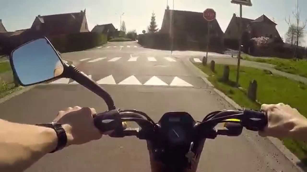 GoPro HERO4 Peugeot FOX 50cc Hold School [1080p HD]
