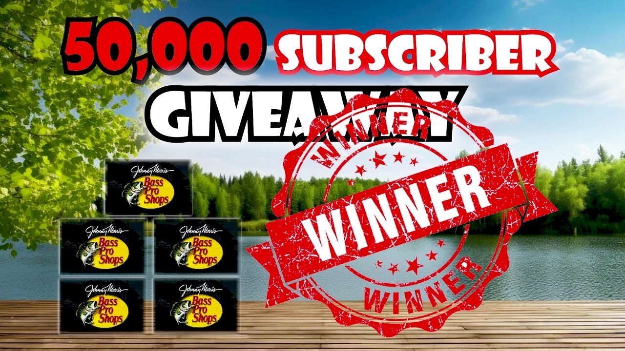 WINNER! 50,000 Subscriber Giveaway