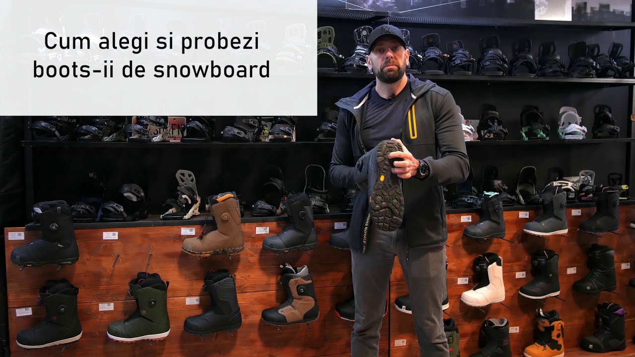 Cum trebuie sa alegi si sa probezi boots-ii de snowboard