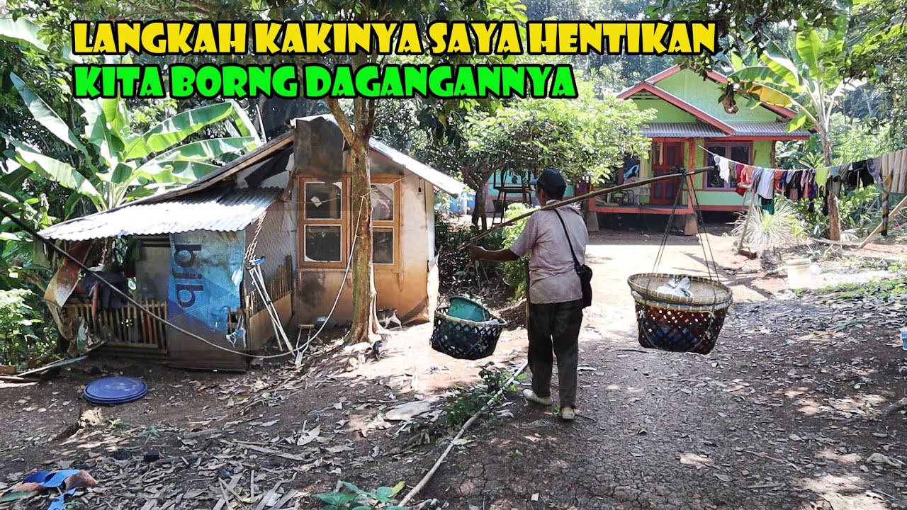 Lelah Berjalan 2 Kilometer..Namun Indah Pada Akhir..Pedagang Sayur Keliling Kita Borong.