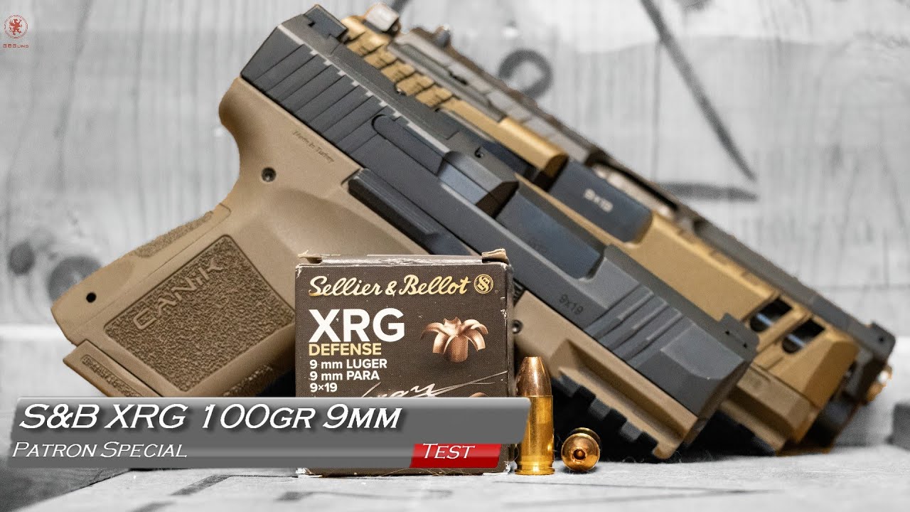Patron Special S&B  XRG 100gr 9mm Test and Thoughts