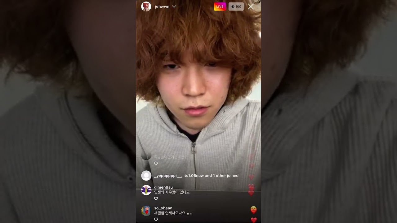 경제환 (Gyeong JeHwan) Instagram live 220525 (MBTI: ISFJ)