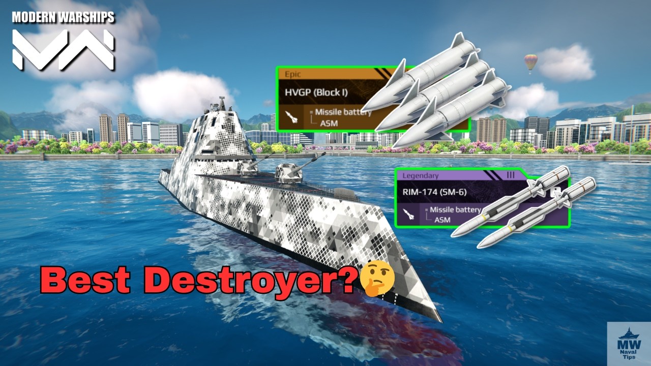 USS Zumwalt is an Absolute Beast☠️ | Full Gameplay | Modern Warships