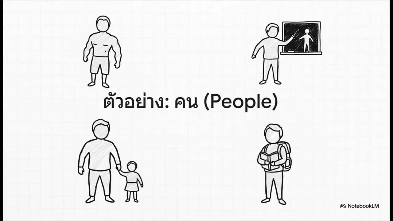 ทำความเข้าใจคำนามทั่วไป