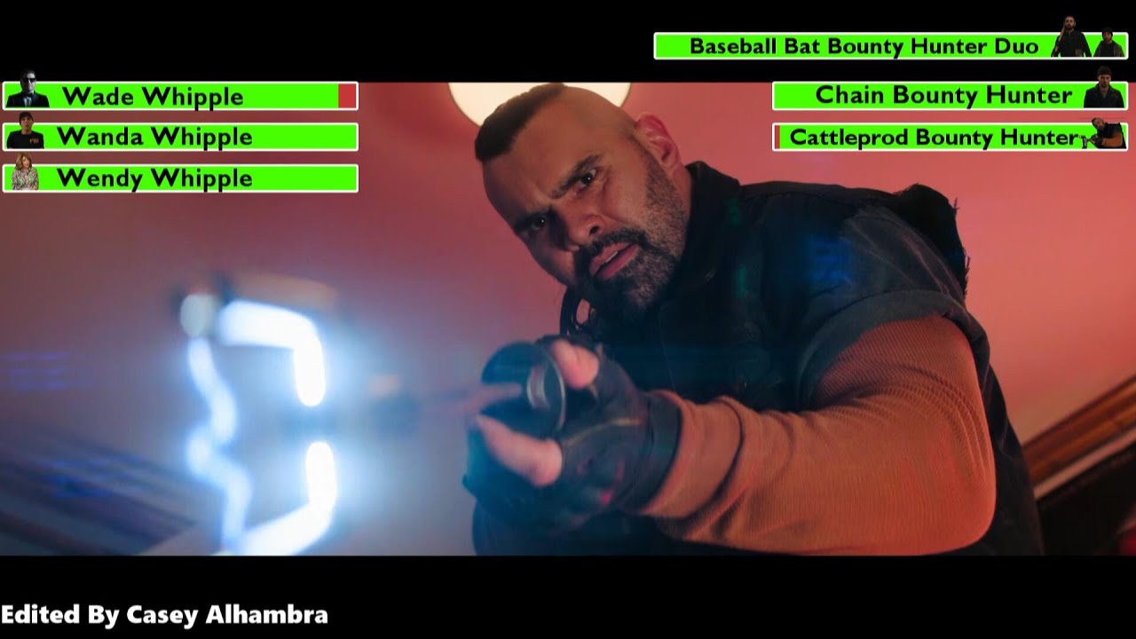 Knuckles (2024) Break-In Scene with healthbars