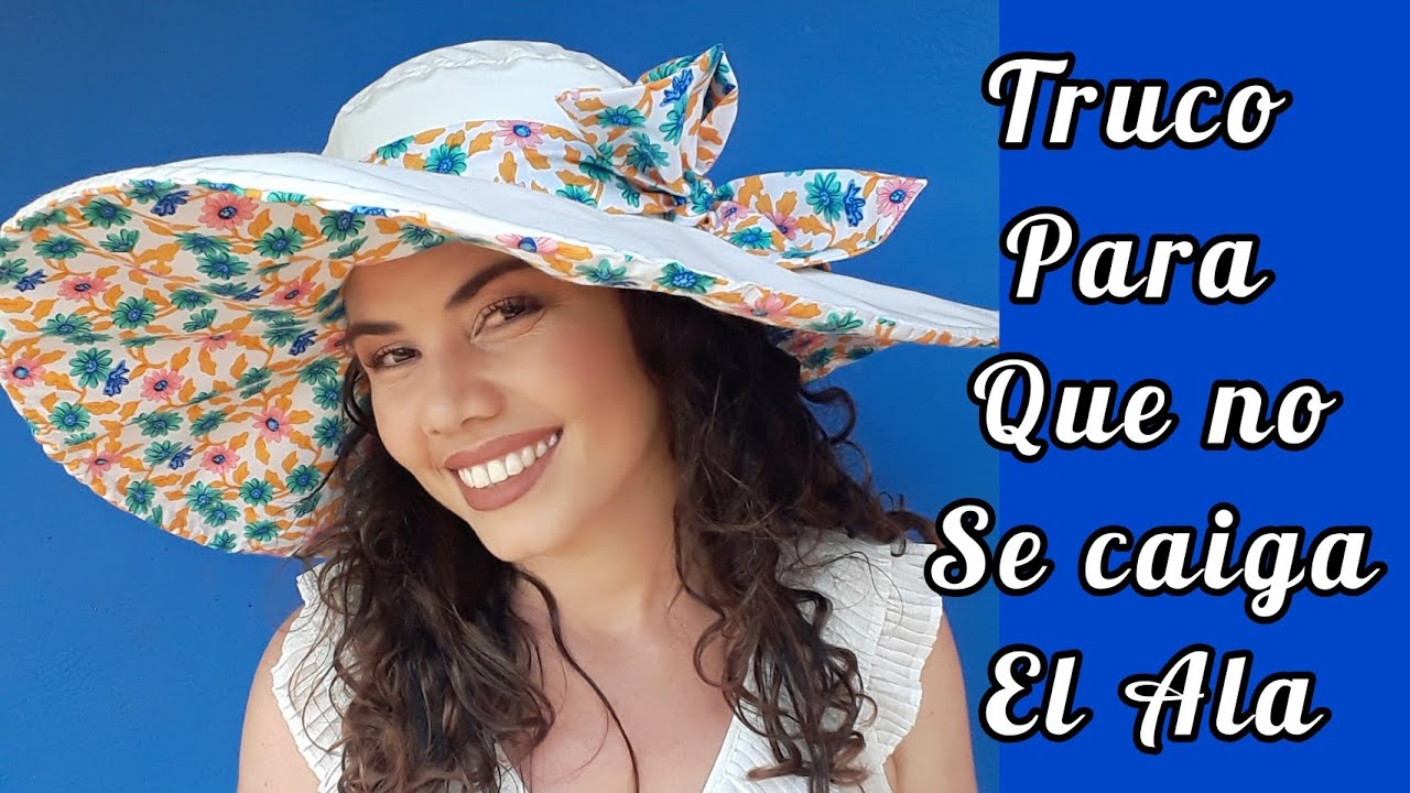 Sombrero De Ala Ancha Doble Faz// Paso a Paso