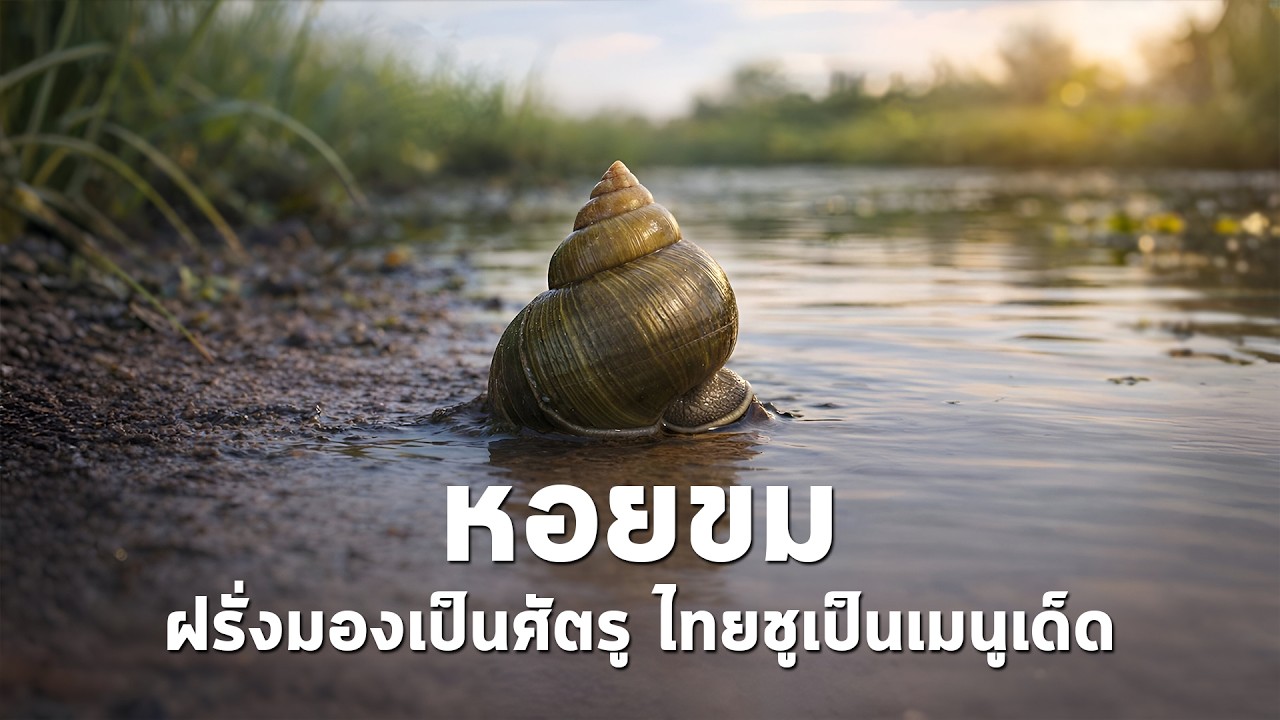นานาสาระ ตอน หอยขม ฝรั่งมองเป็นศัตรู ไทยชูเป็นเมนูเด็ด!