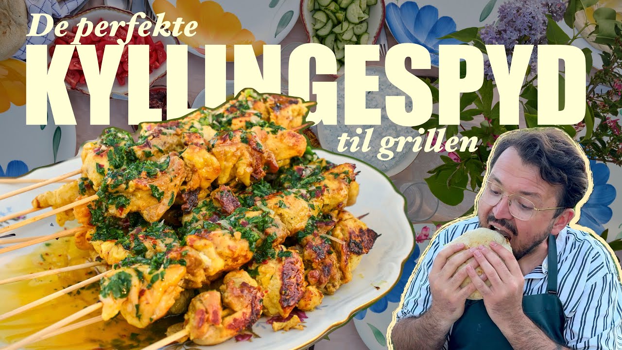 annonce SÅDAN GRILLER DU DEN SAFTIGSTE KYLLING! (+ HJEMMEBAGT PITABRØD & MIN HEMMELIGE PITADRESSING)