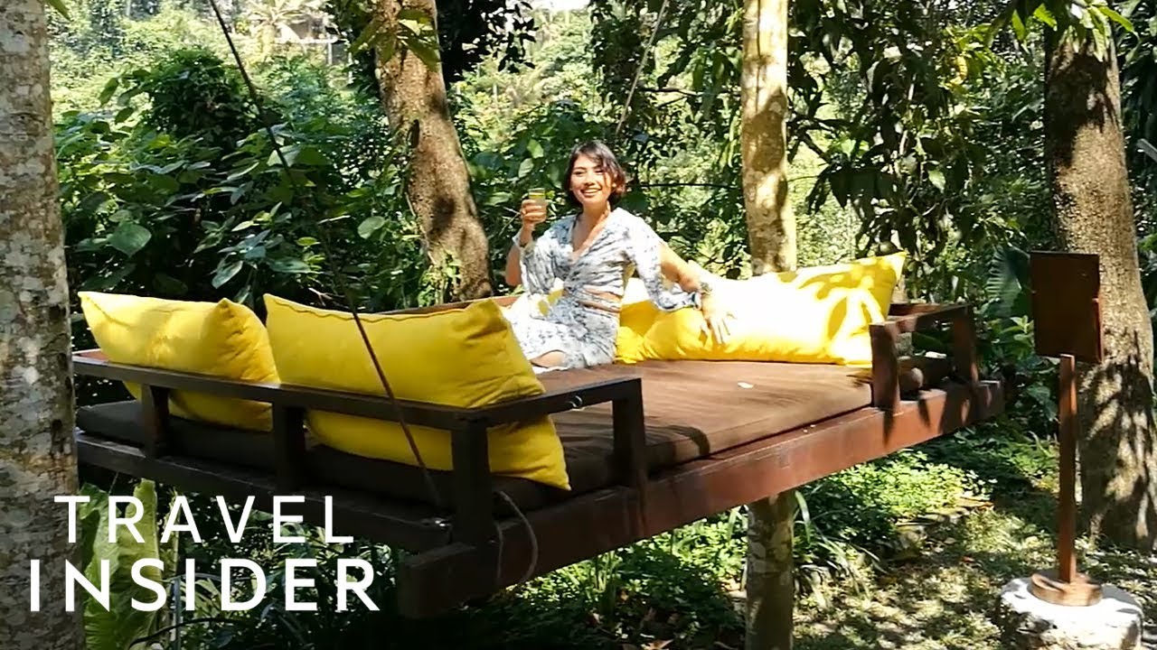 Sleep In A Swinging Outdoor Bed In Bali