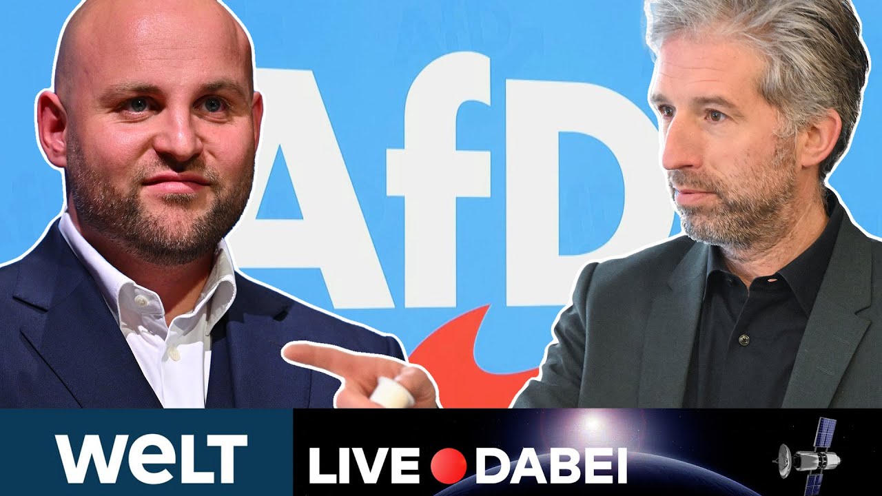 TÜBINGEN: Showdown mit AfD! Boris Palmer und Markus Frohnmaier im Streitgespräch | WELT LIVE DABEI