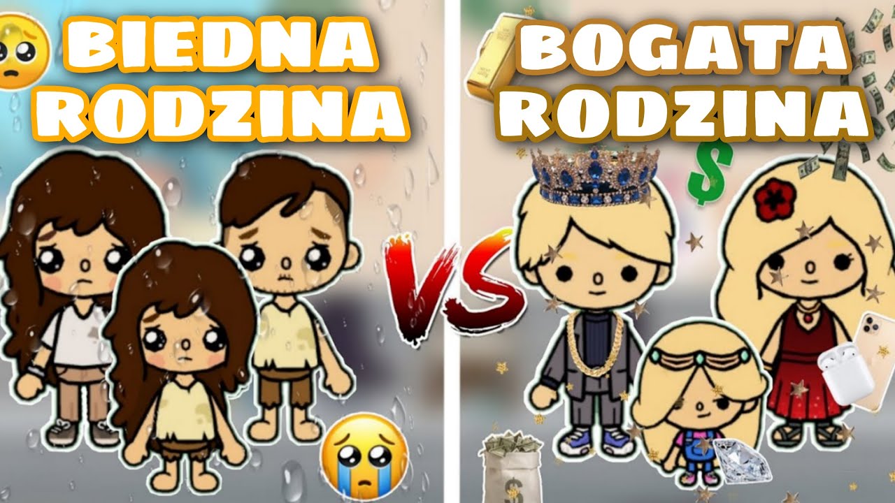 BIEDNA RODZINA VS BOGATA RODZINA 😍 | TOCA BOCA HISTORYJKI PO POLSKU | TOCA LIFE WORLD