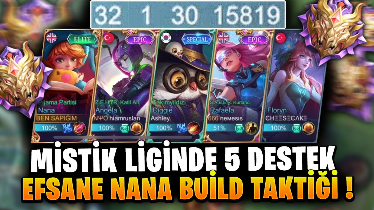 Mistik Liginde 5 DESTEK - Mobile Legends