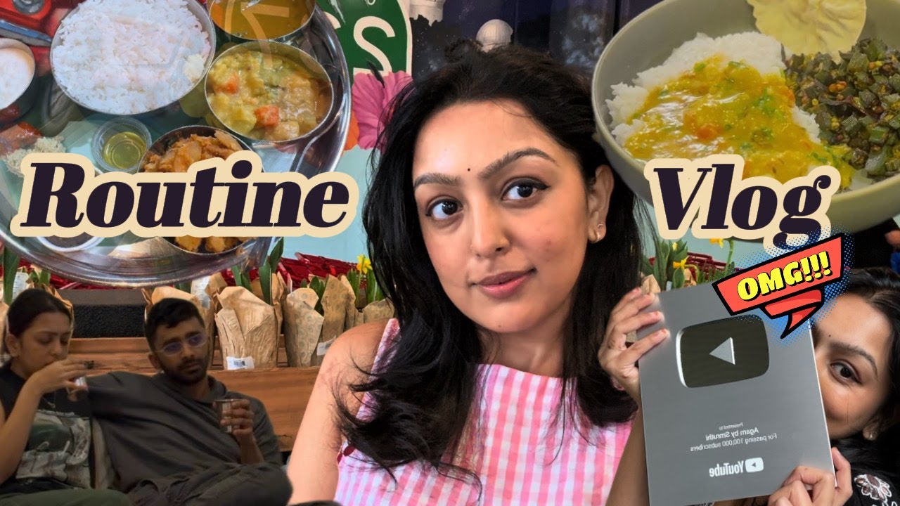 Back to routine | Cleaning and cooking | My most fav south indian restaurant| Unboxing silver button