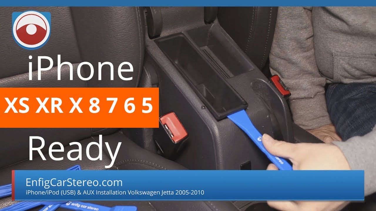Easy install iPhone adapter 2006-2009 Volkswagen MK5 Golf GLI GTI Jetta R32 Rabbit