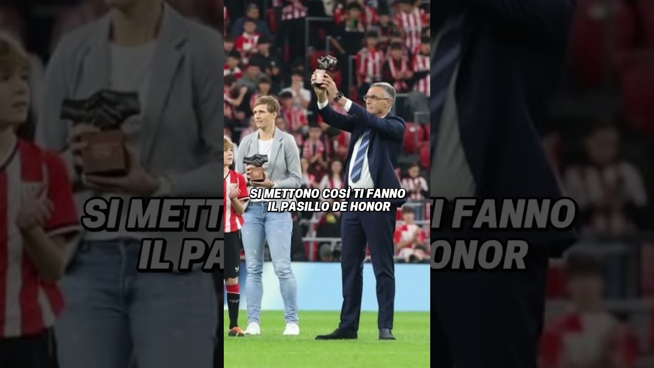 BERGOMI e la premiazione dell&rsquo;ATHLETIC BILBAO!⭐️⚽️ #Bergomi #AthleticBilbao #Premiazione #ancelotti