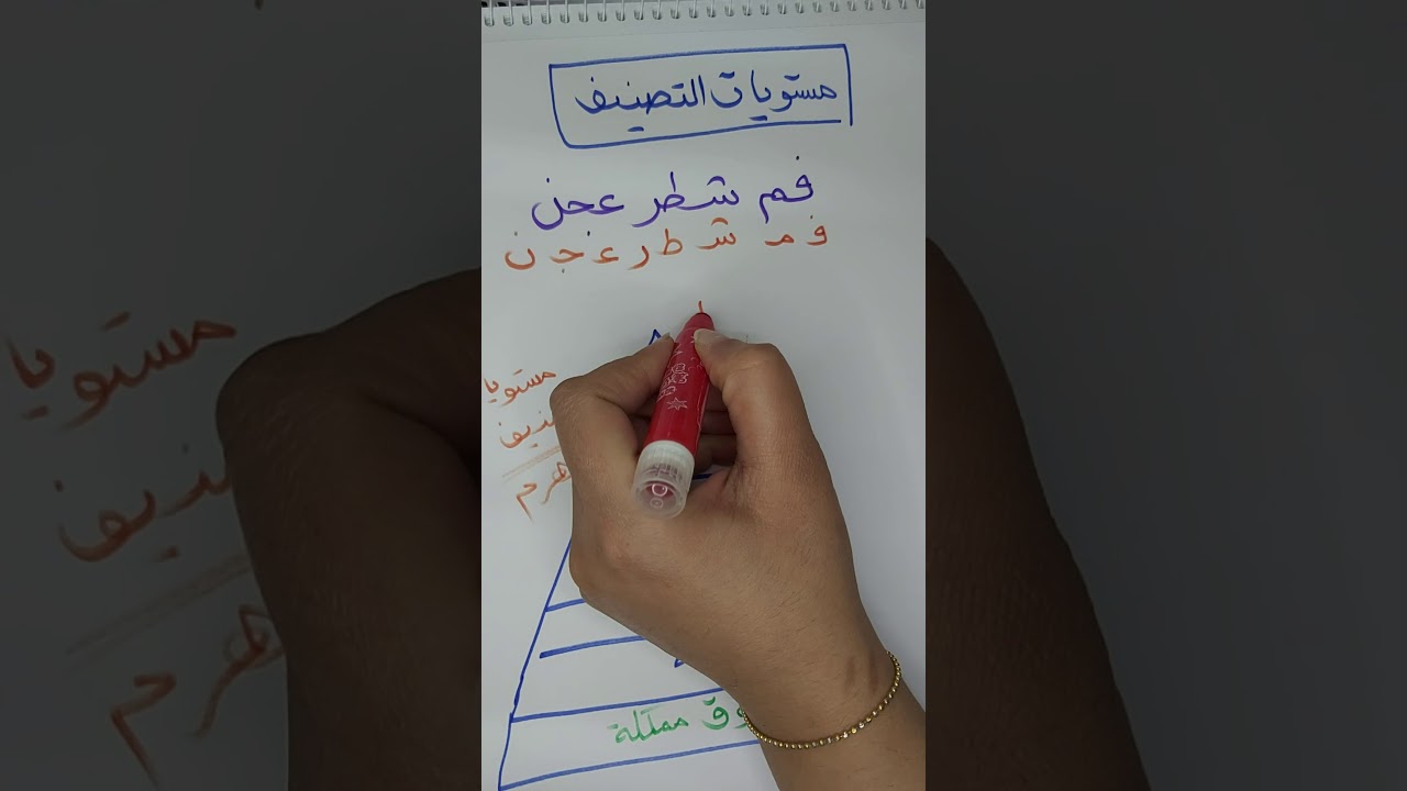 مستويات وهرم تصنيف المخلوقات الحية