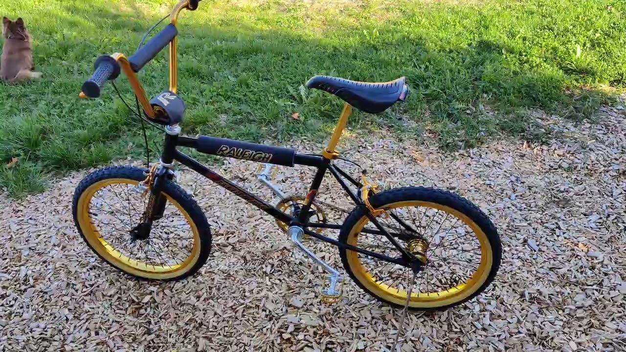 raleigh ultra burner mk2 80's custom build BMX