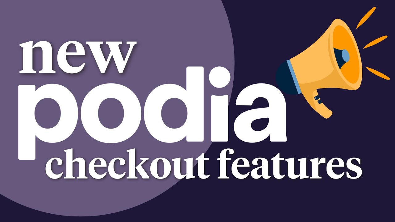 NEW Podia checkout features!