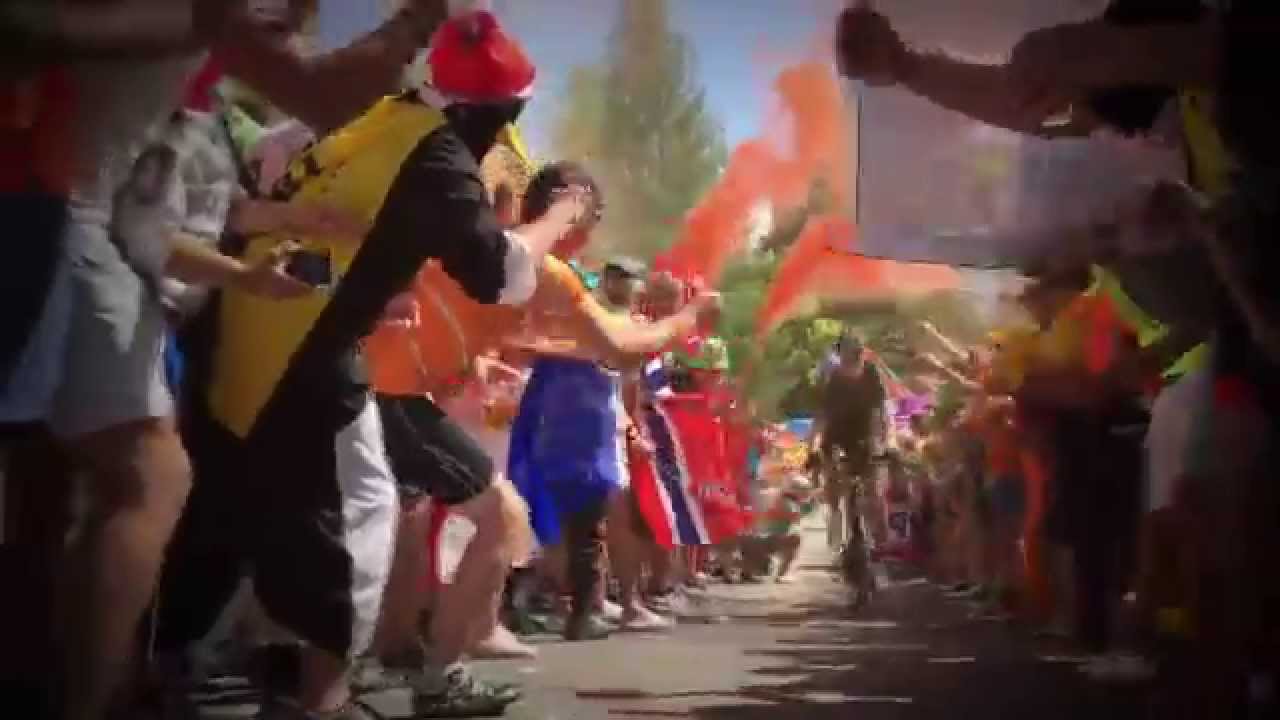 Dutch Corner at Alpe d'Huez
