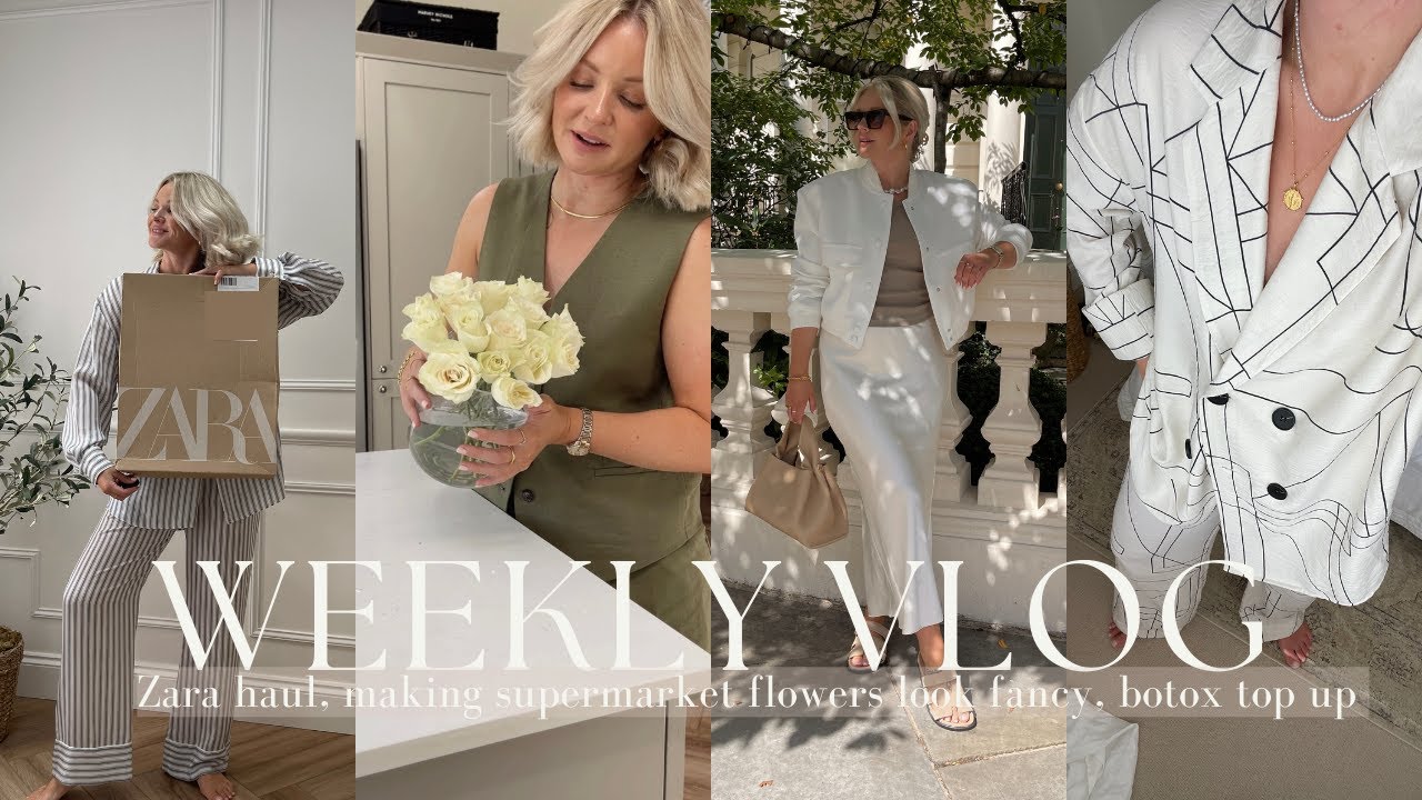 Еженедельный видеоблог, Zara Haul, Cook With Me, эстетические процедуры / Лора Бирнс