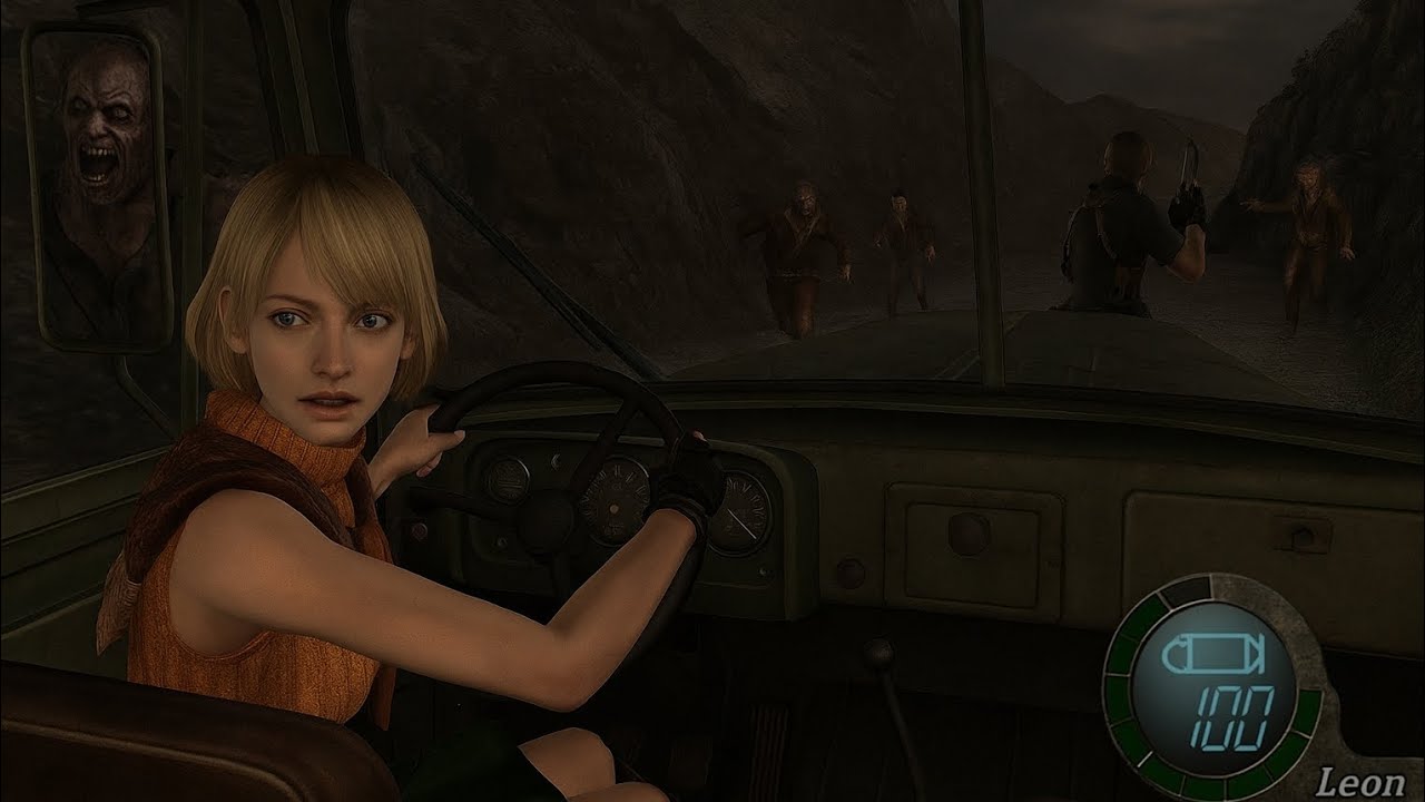 Resident evil4 ps2- ريزدنت ايفل 4 - آشلي استلمت الطارة