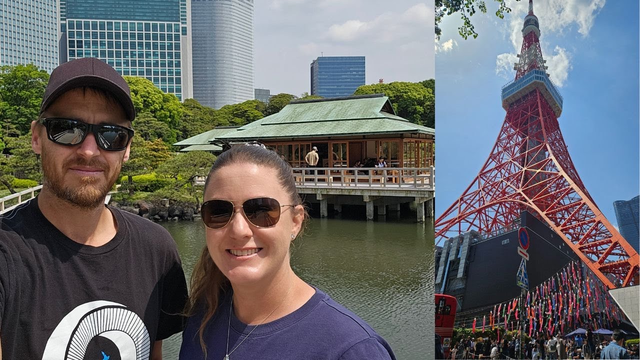 Hamarikyu Gardens | Tea House | Tokyo Tower | McDonalds Lunch + Ibis Styles Ginza room tour