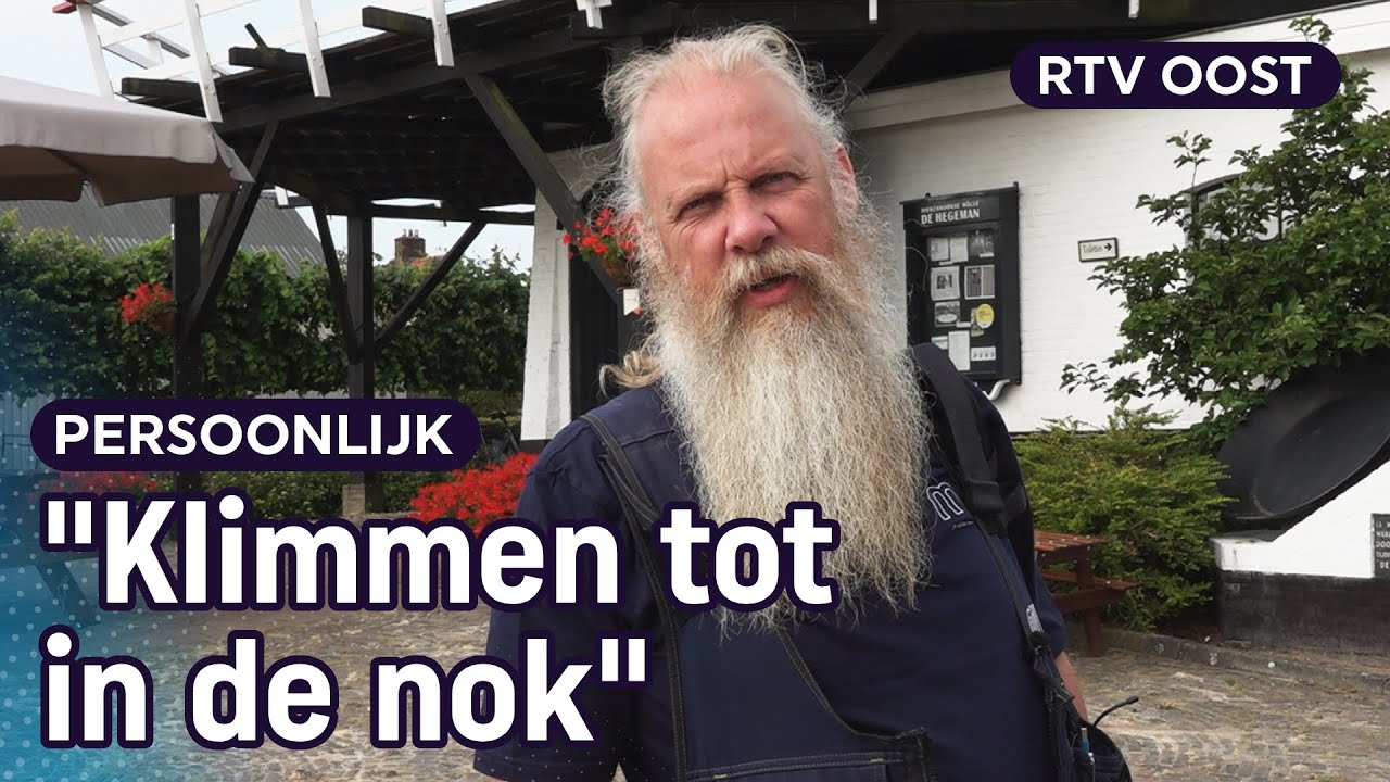 Zo inspecteert Gerald (48) molens van top tot teen op gebreken | RTV Oost