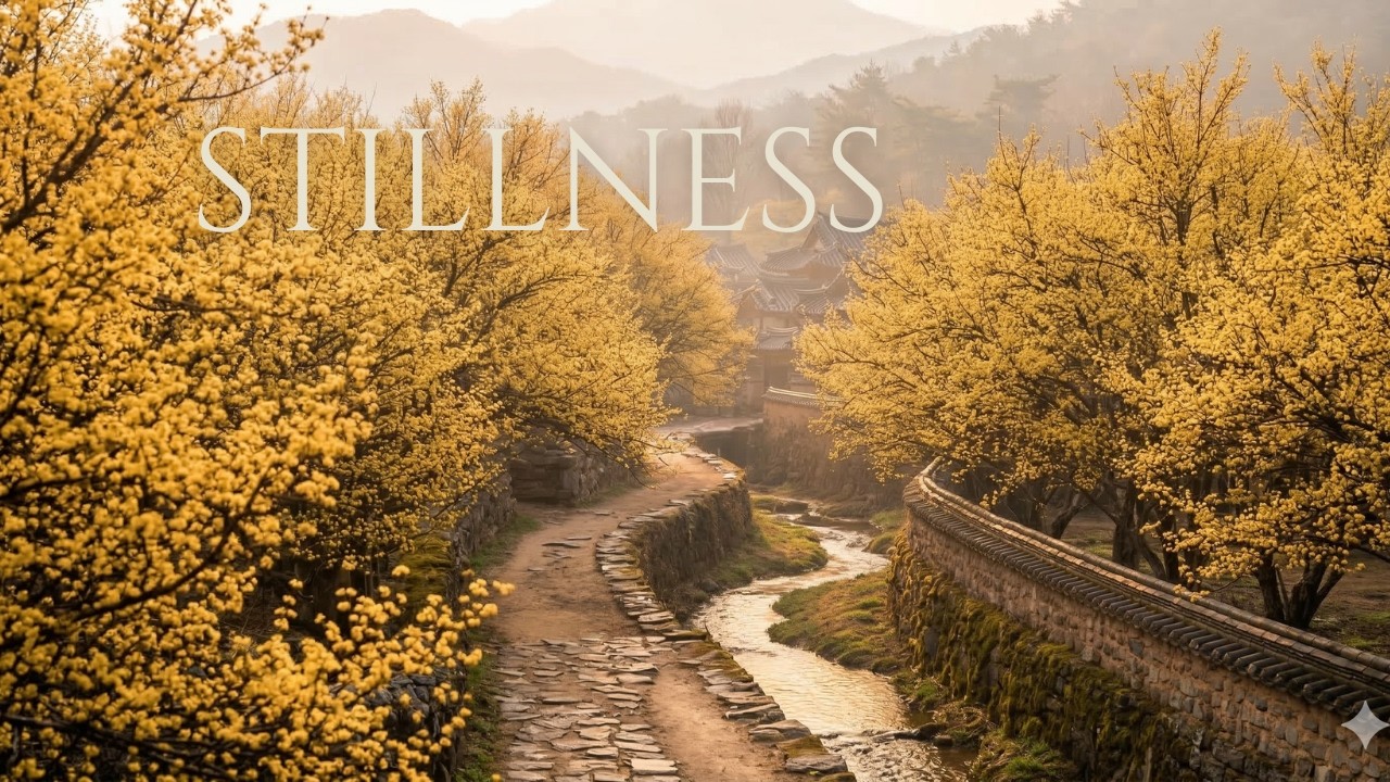 Anxiety Relief: A Golden Path of Cornus Flowers 🌼 Stillness for Deep Sleep