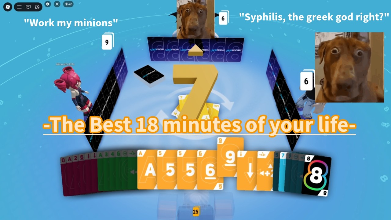 Uno game - The best 18 minutes of your life
