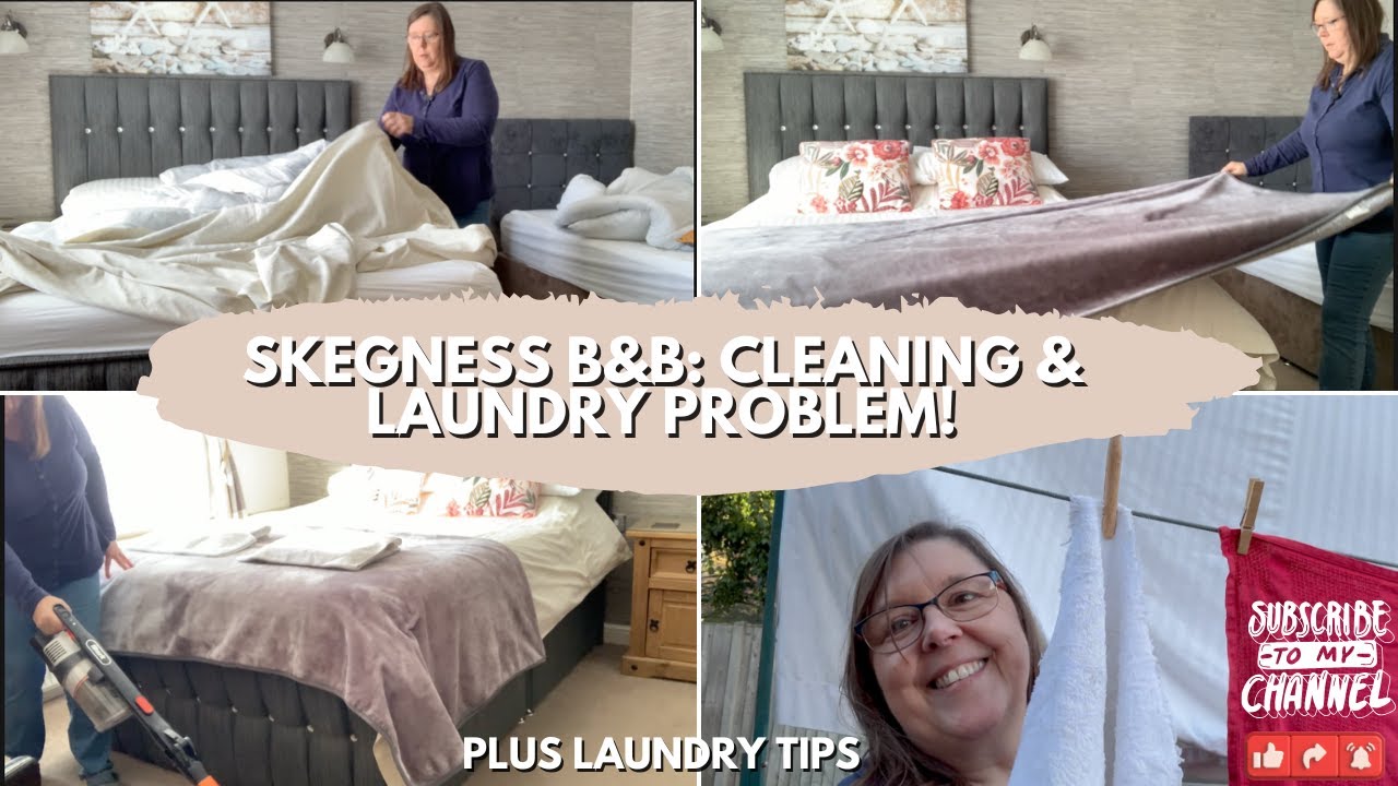 Cleaning All Our B&B Rooms in Record Time! Laundry Tips & Broken Dryer Drama