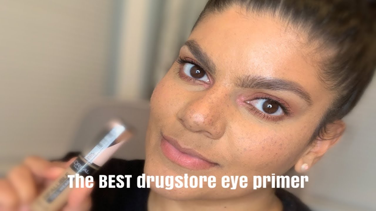 THE BEST DRUGSTORE EYESHADOW PRIMER... AND IT'S A CONCEALER?!?| MAC VS. L'OREAL | VICTORIA ROMAN