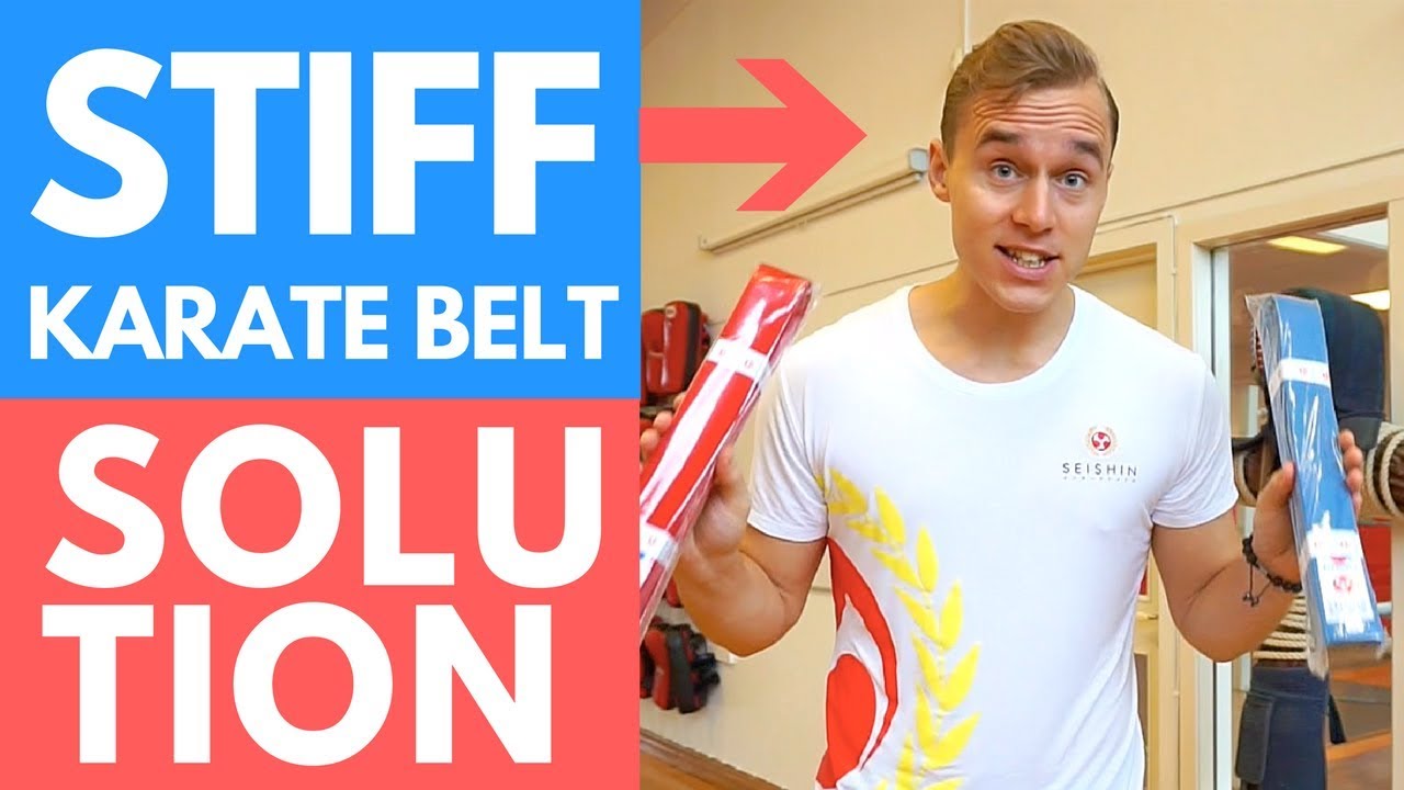 STIFF KARATE BELT? (TRY THIS) 👍👍👍
