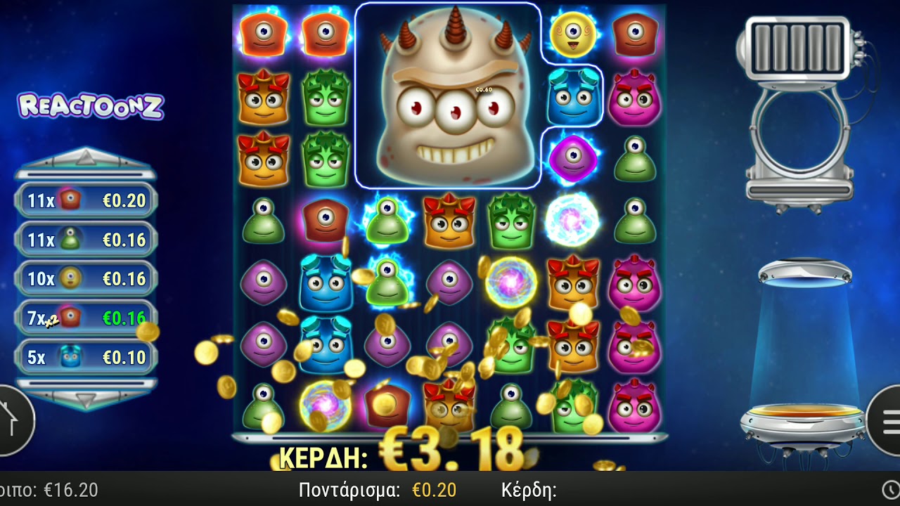 Reactoonz MEGA BIG WIN with Greens