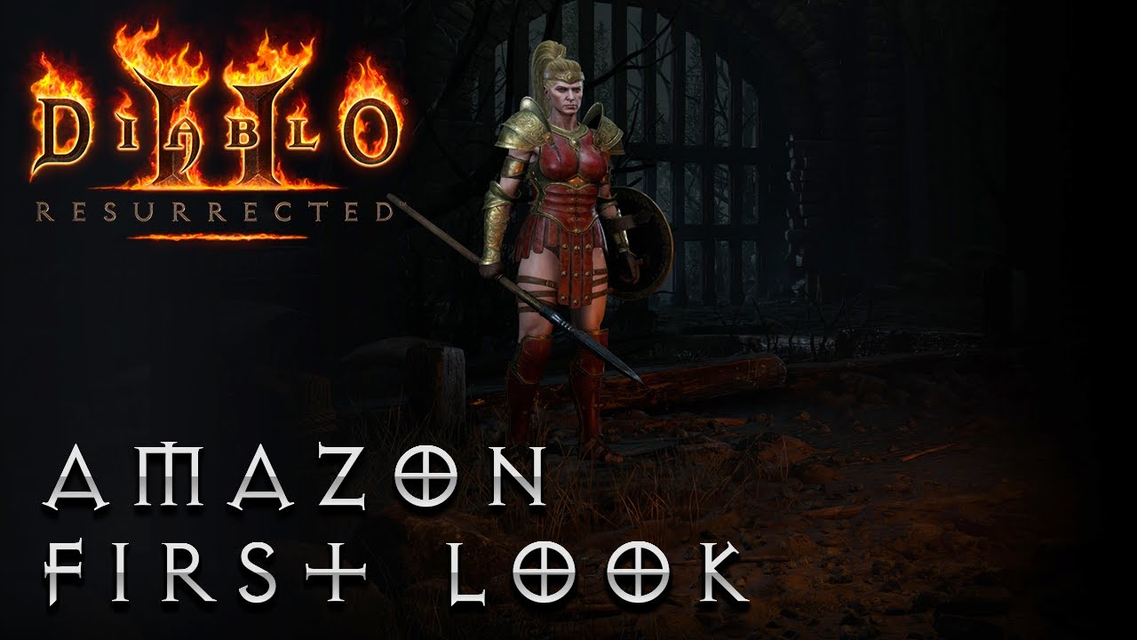 Diablo 2 Resurrected Alpha - First look at the Amazon - Playthrough #BlizzEarlyAccess