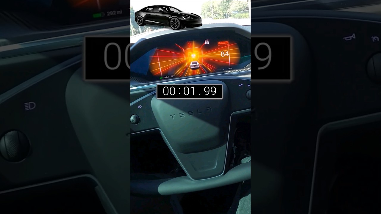 2021 Tesla Model S Plaid Cheetah Stance Launch 0-60 Test | Tri Electric Motors  | 1020hp #shorts