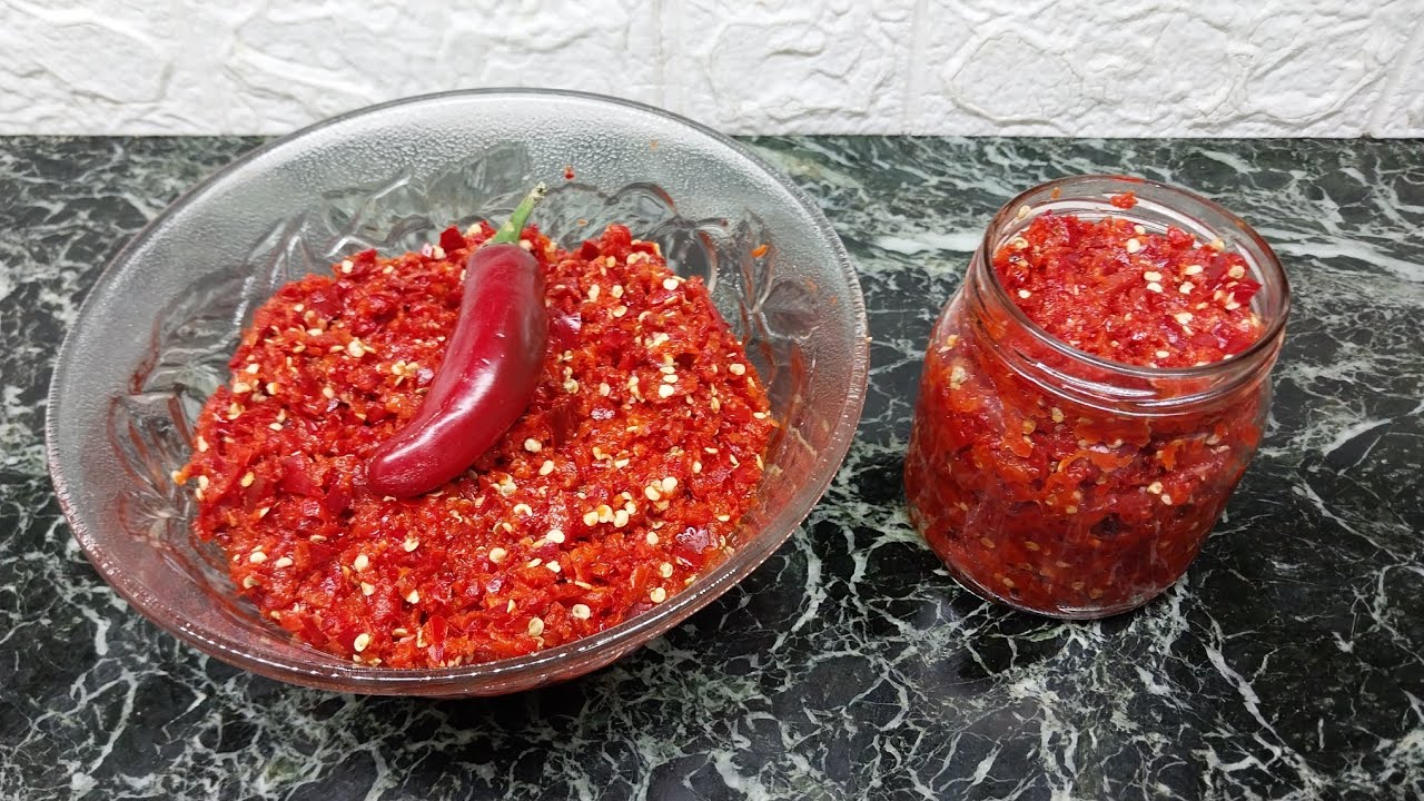 مفروم الفلفل الهالبينو الأحمر الحار فلفل الشطة لكل الاستخدامات 🌶🌶 🔥 🔥 