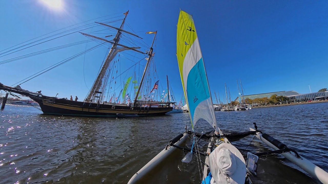 Sailing Kayak to the Sky: The Annapolis Sailboat Show - Unique Water & Aerial Views of Annapolis