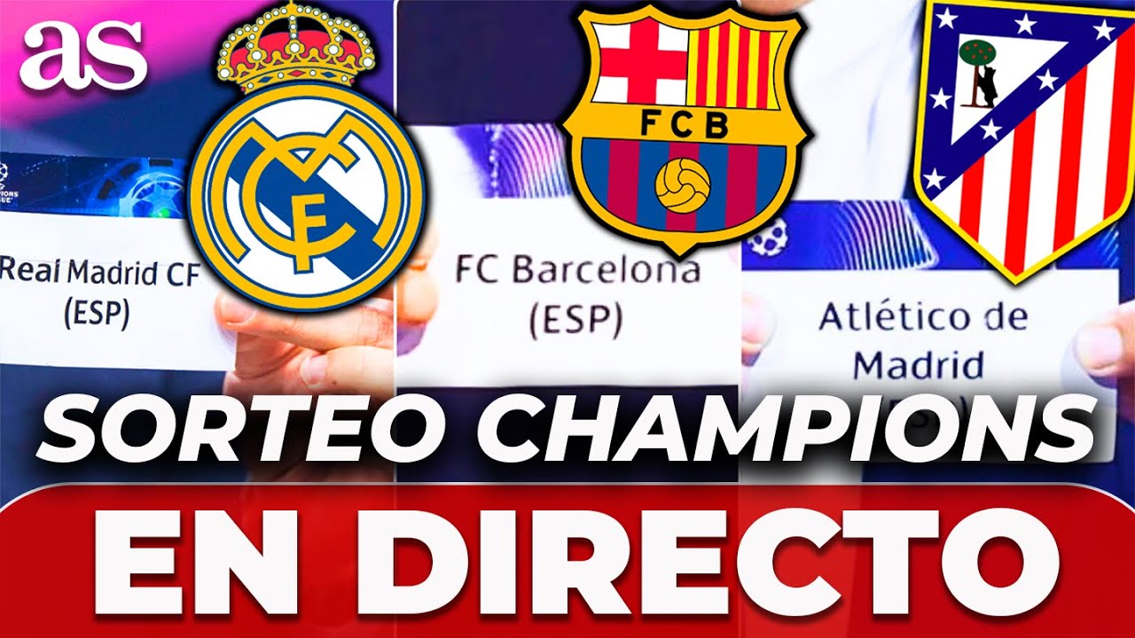 🔴 EN VIVO | SORTEO ELIMINATORIAS de CHAMPIONS LEAGUE: TODOS los CRUCES hasta la FINAL