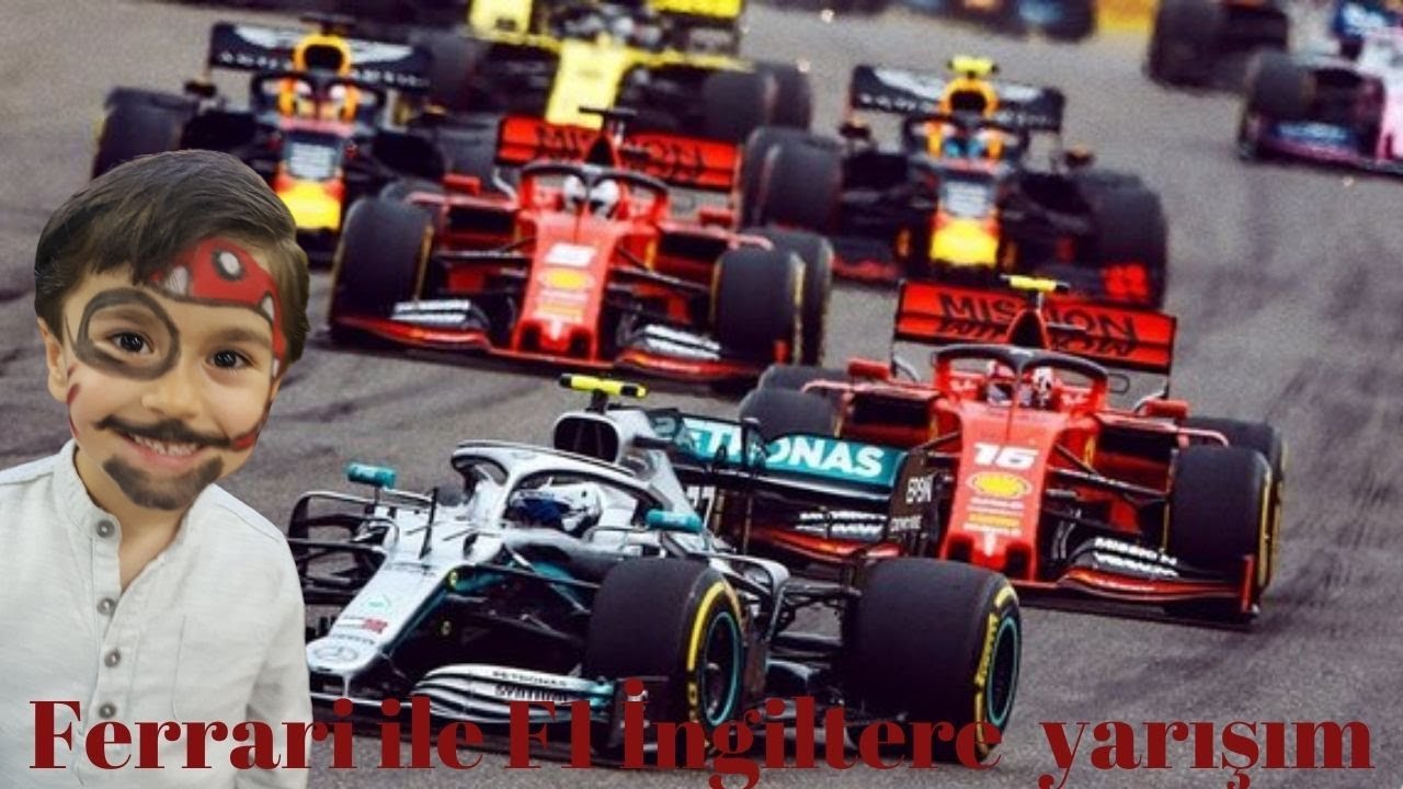Formula 1 Ferrari ile İngiltere yarışım :) - F1 Britain race with Ferrari :)
