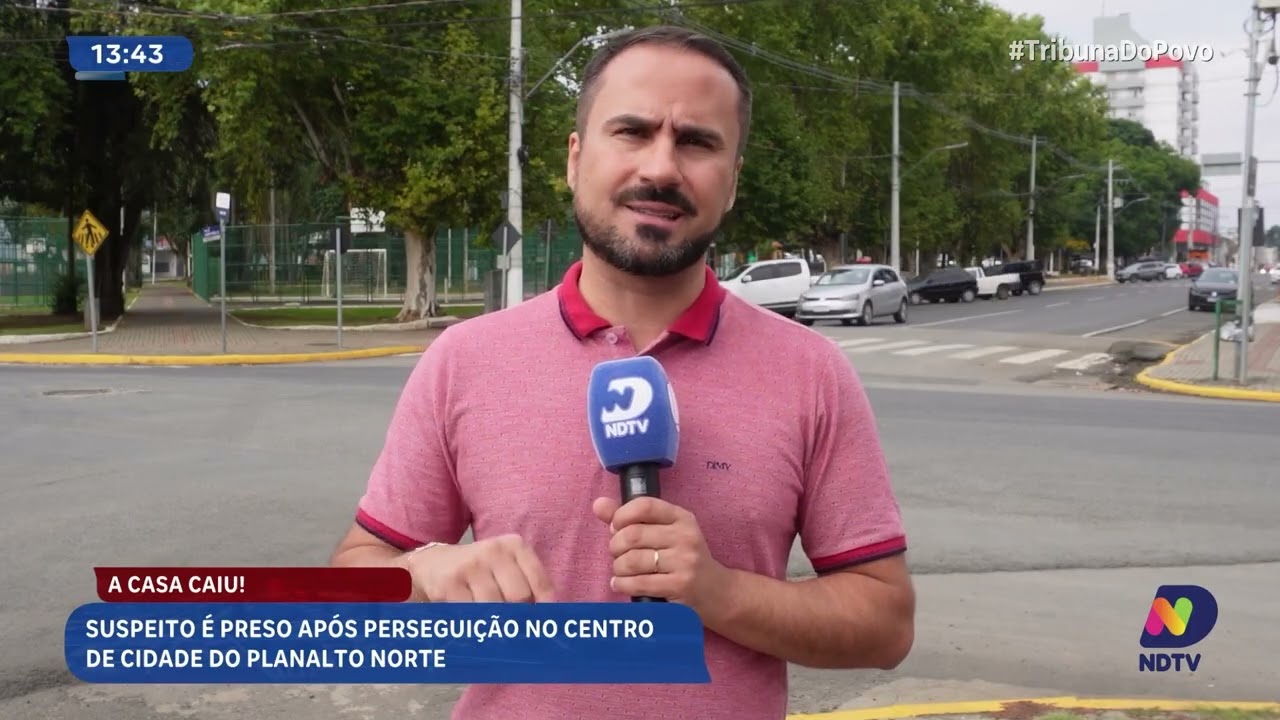 Suspeito é preso após perseguição no Centro do Planalto Norte