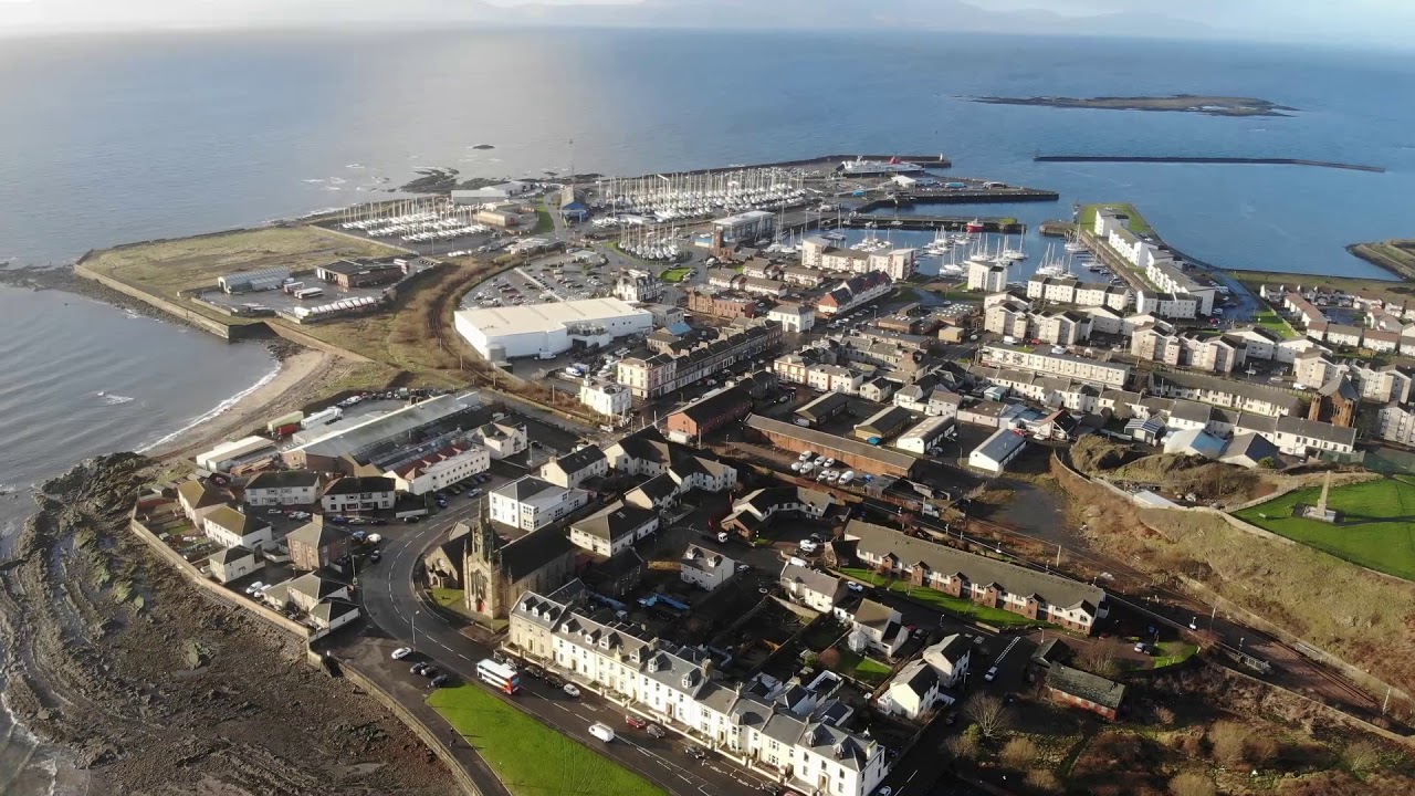Ardrossan South Beach flyover